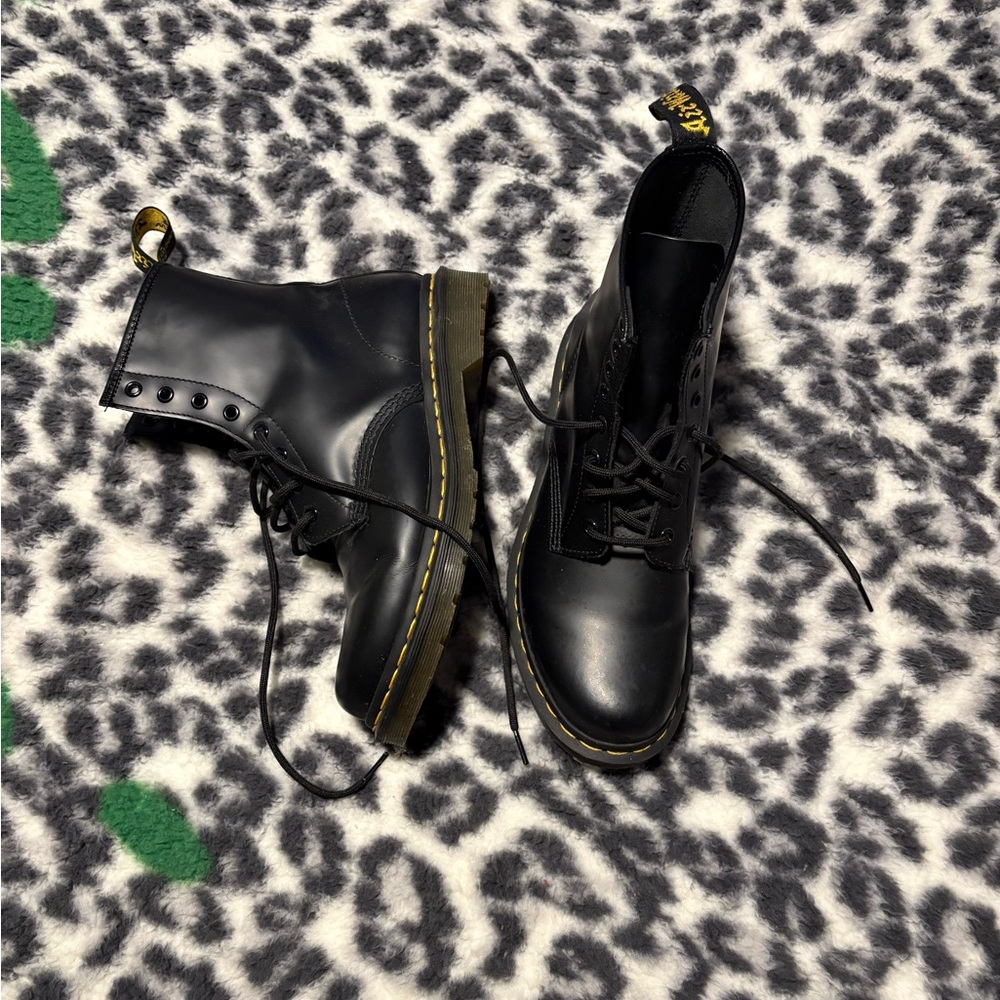 Dr. Martens Black Leather Boots